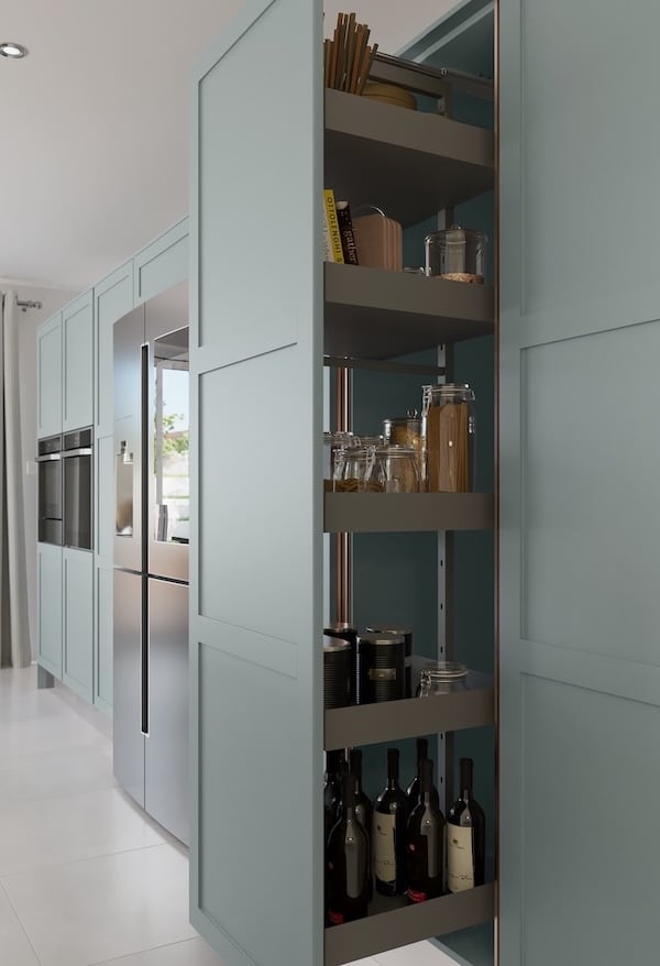 Kitchen pull-out larder