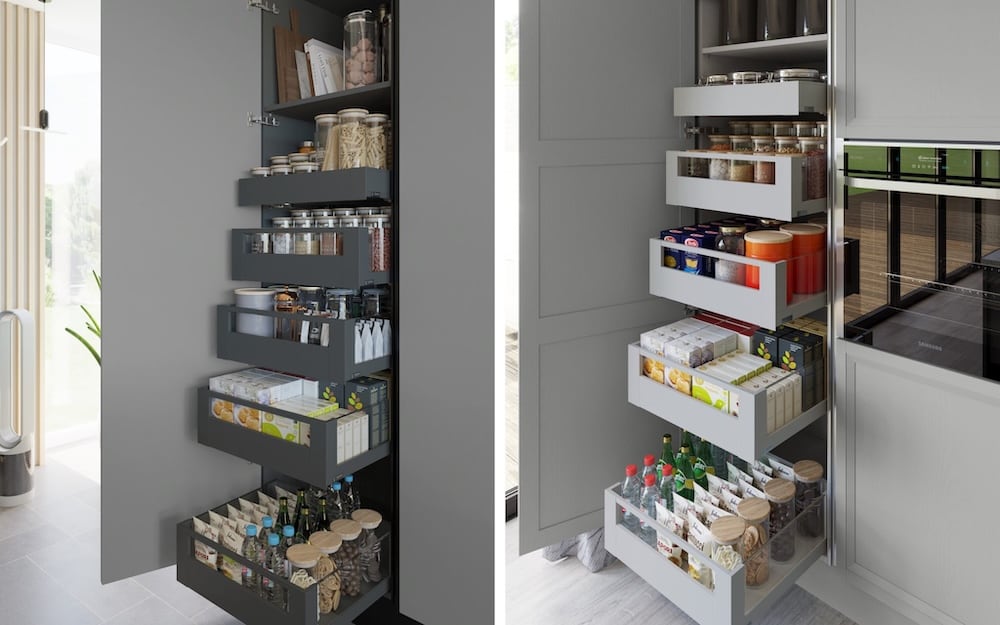 Spacetower kitchen storage