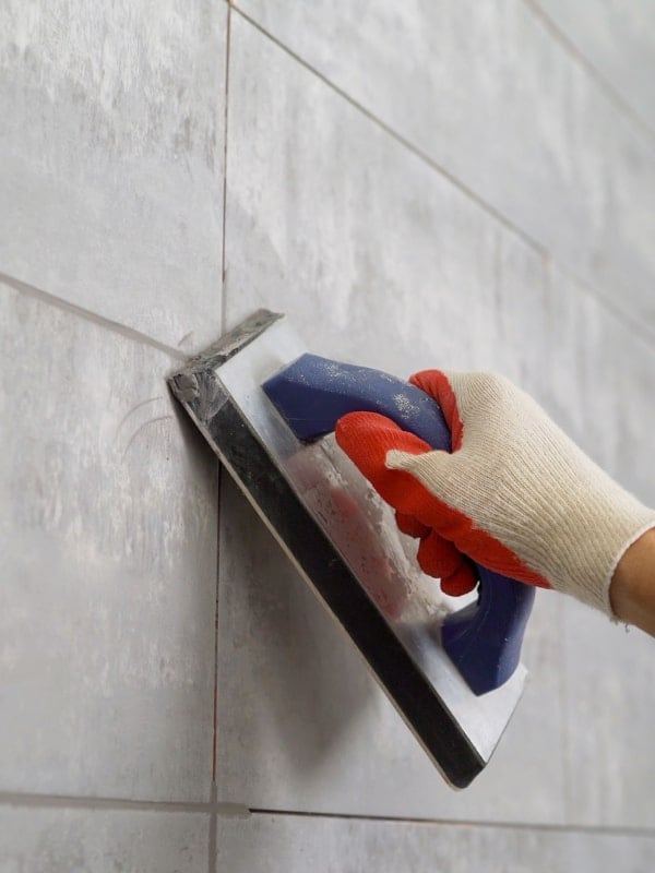 Tiling for a fitted kitchen